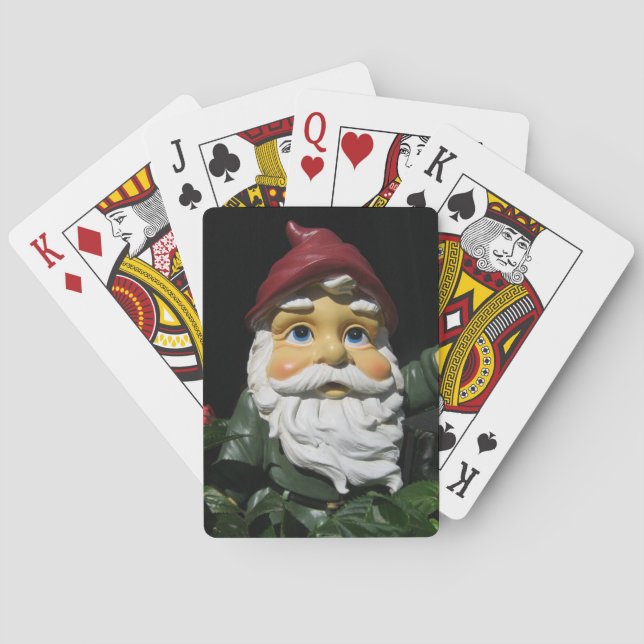 Happy Garden Gnome Playing Cards (Back)