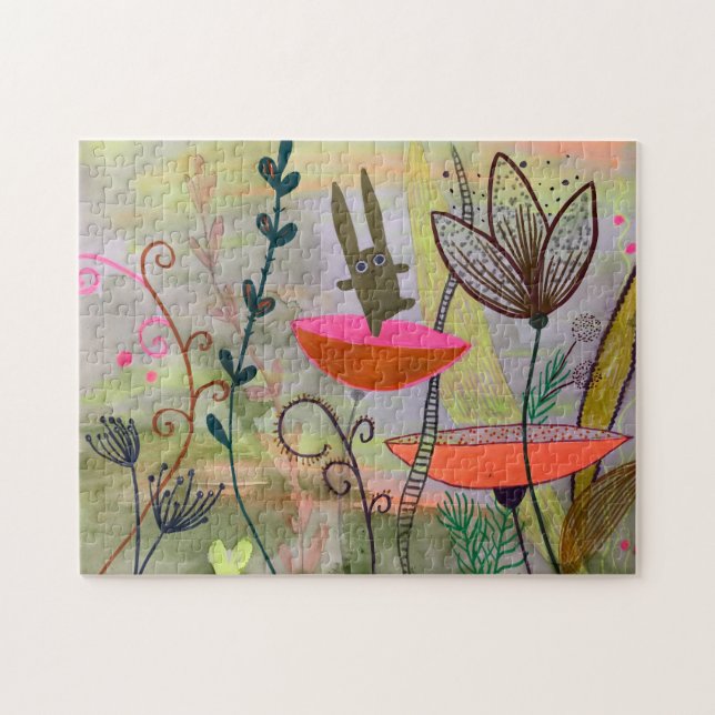 happy garden jigsaw puzzle (Horizontal)
