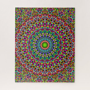 Happy Garden Mandala Jigsaw Puzzle