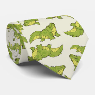 Happy Gator Neck Tie