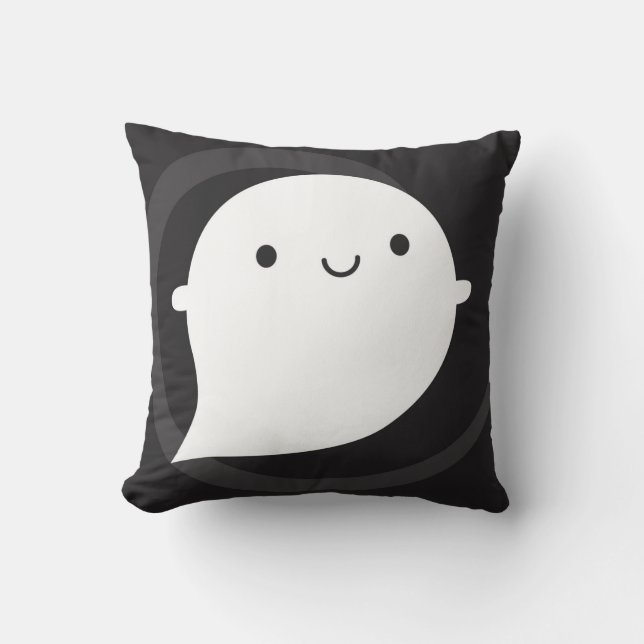 Happy Ghost Cushion (Front)