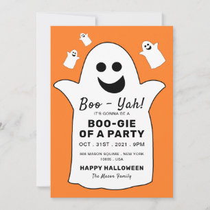 Happy Ghost, Orange Halloween Party