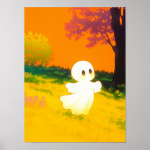 Happy Ghost Poster