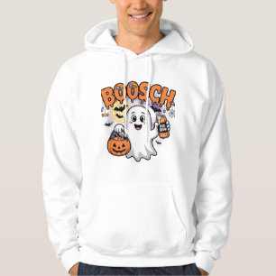 Happy Ghost with Candy & Boo Brew Hoodie