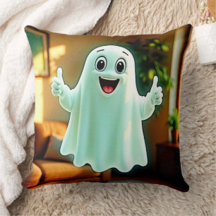Happy Ghost's Thumbs Up Cushion