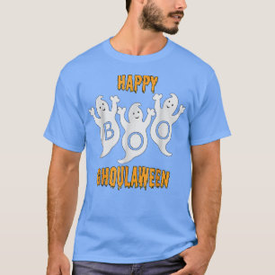 Happy Ghoulaween Halloween Cute Ghosts Trio With B T-Shirt