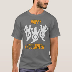 Happy Ghoulaween Halloween Cute Ghosts Trio With B T-Shirt