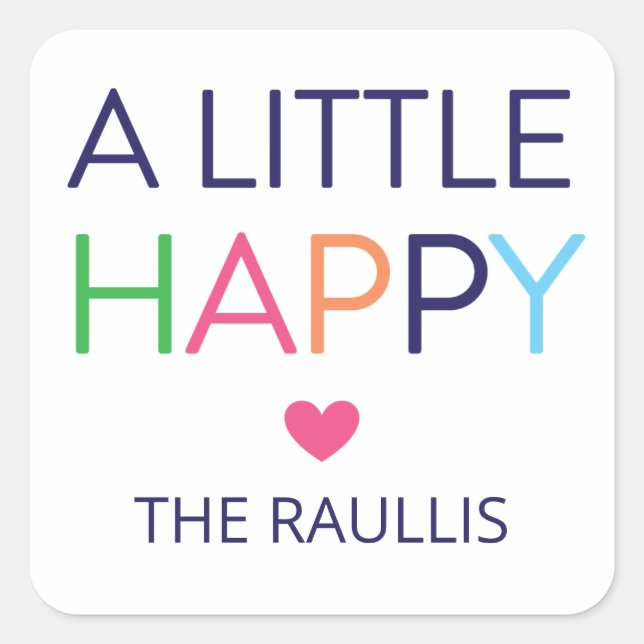 HAPPY GIFT TAGS (Front)