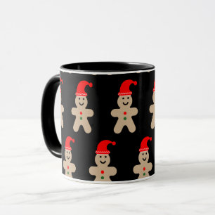 Happy Gingerbread man Winter Mug