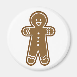 Happy Gingerbread Tall man Magnet