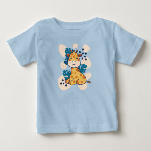 Happy Giraffe Baby T-Shirt