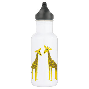 Happy giraffe herd 532 ml water bottle