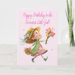 HAPPY GIRL BIRTHDAY CARD