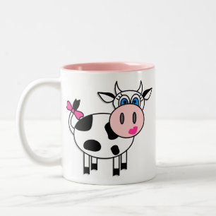 Happy Girl Cow Coffee Mug