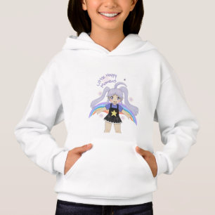 Happy Girl Hand Drawn Illustration – Little Happy