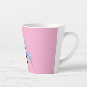 Happy Girl Hand Drawn Illustration – Little Happy Latte Mug