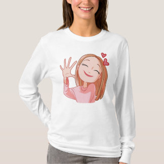 Happy Girl in Love T-Shirt