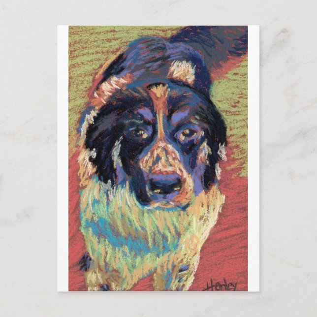 Happy Girl Postcard (Front)