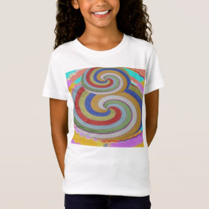 HAPPY GIRL - Rainbow Spirals T-Shirt