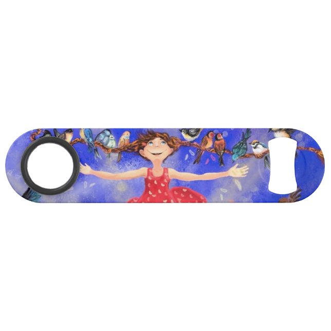 Happy Girl with Birds - Happines (Front (Horizontal))