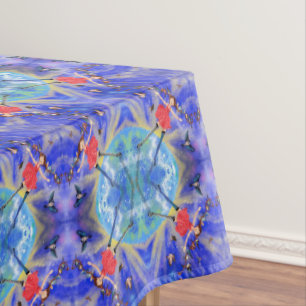 Happy Girl with Birds - Joy - Fun Tablecloth