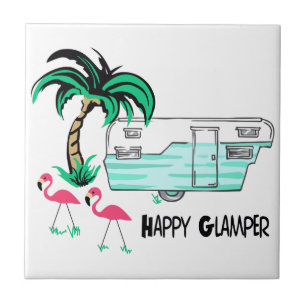 Happy Glamper Tile