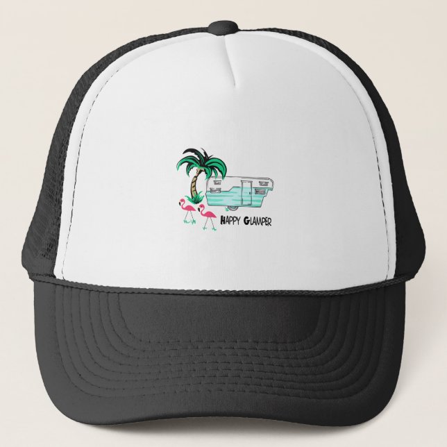HAPPY GLAMPER TRUCKER HAT (Front)