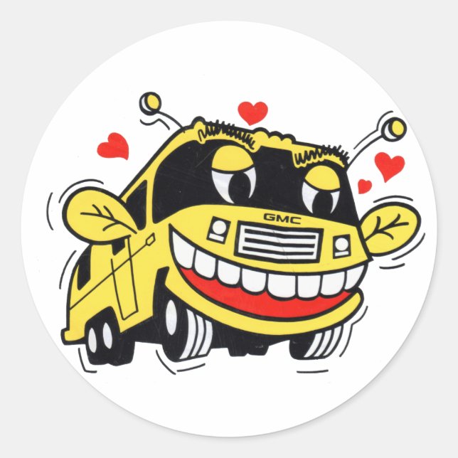 Happy GMC Sticker (Front)