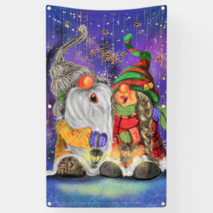 Happy Gnome Christmas Banner