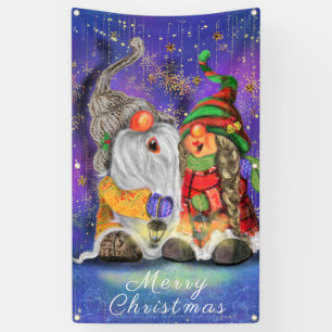 Happy Gnomes Christmas Christmas Banner