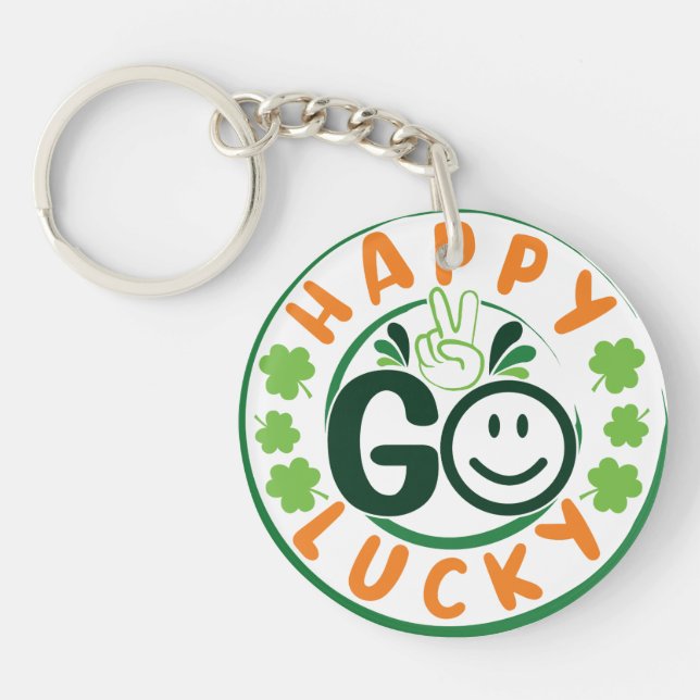Happy Go Lucky-52904 Key Ring (Front)