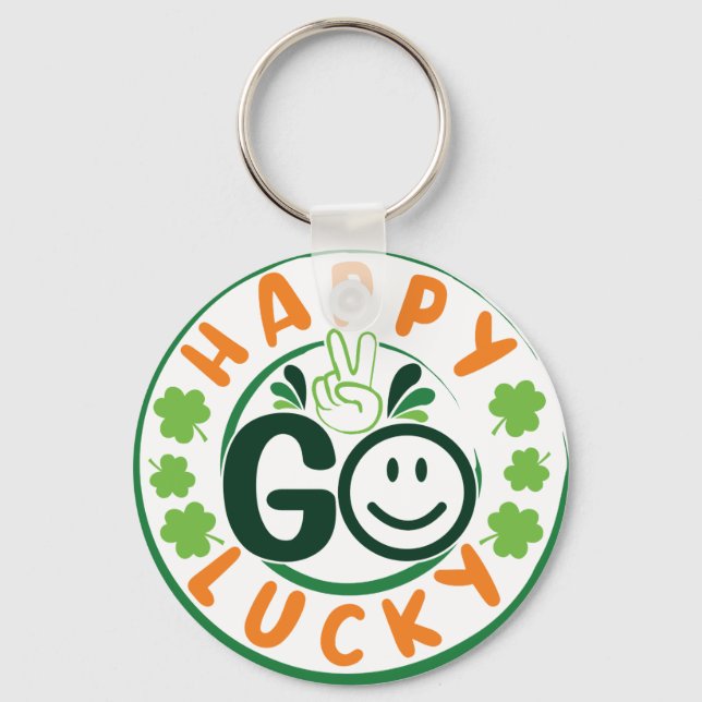 Happy Go Lucky-52904 Key Ring (Front)