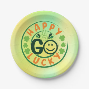 Happy Go Lucky-52904 Paper Plate