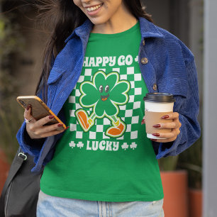 Happy Go Lucky Green Women's St. Patrick’s Day T-Shirt
