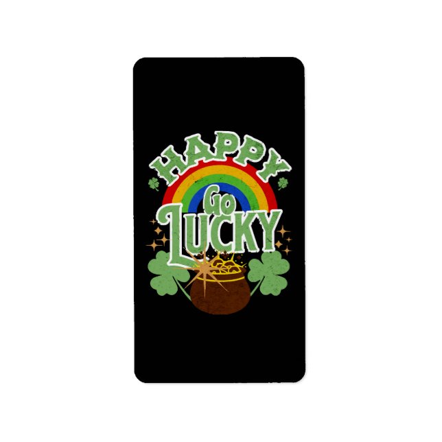 Happy Go Lucky Label (Front)