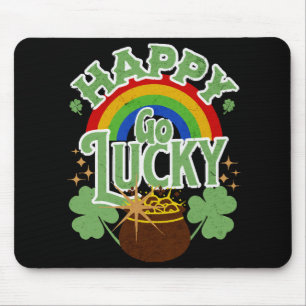 Happy Go Lucky Mouse Pad