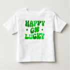 HAPPY GO LUCKY Shamrock Toddler T-shirt