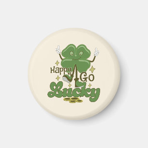 Happy Go Lucky St. Patrick's Day  Magnet