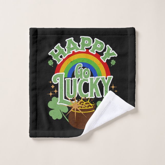 Happy Go Lucky Wash Cloth (Wash Cloth)