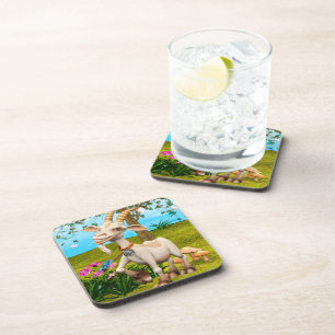 Happy Goat Coaster