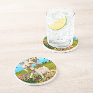 Happy Goat Coaster