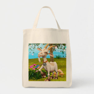 Happy Goat Tote Bag