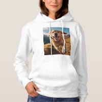 Happy Golden Retriever Running