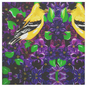 Happy Goldfinch 2 Fabric