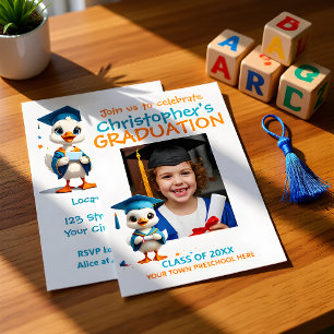 Happy Goose Preschool Graduation Invitation