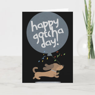 Happy Gotcha Day Dog New Puppy Adoption Birthday C Card