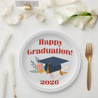 Happy Graduation 2026! 9" plate