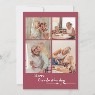 Happy Grandmother's Day Photos Holiday Card