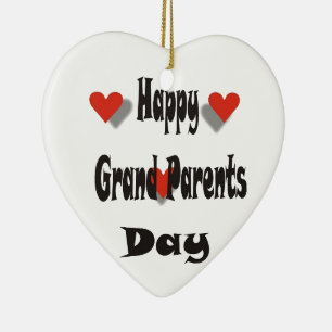 Happy Grandparent Day Ceramic Tree Decoration
