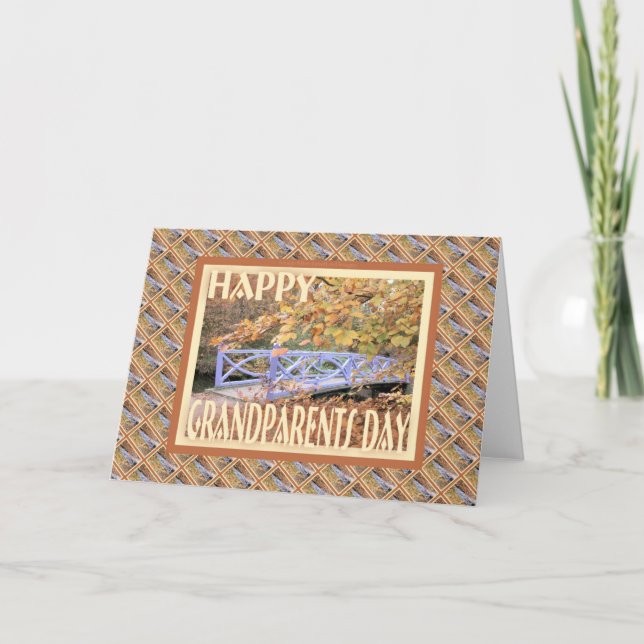 Happy Grandparents Day-Bridge Card (Front)